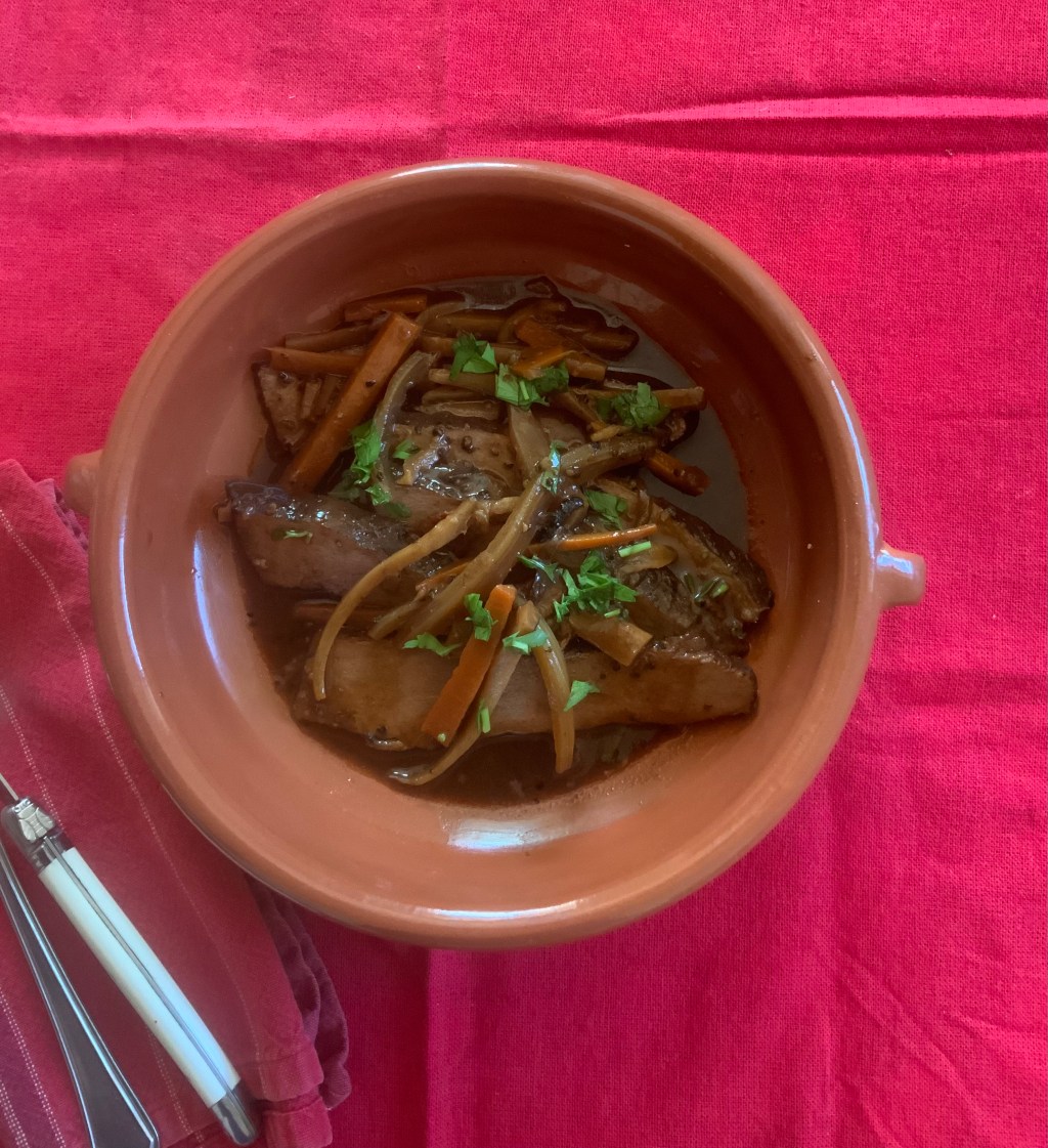 Stout-Braised Beef Brisket with Julienne&nbsp;Vegetables