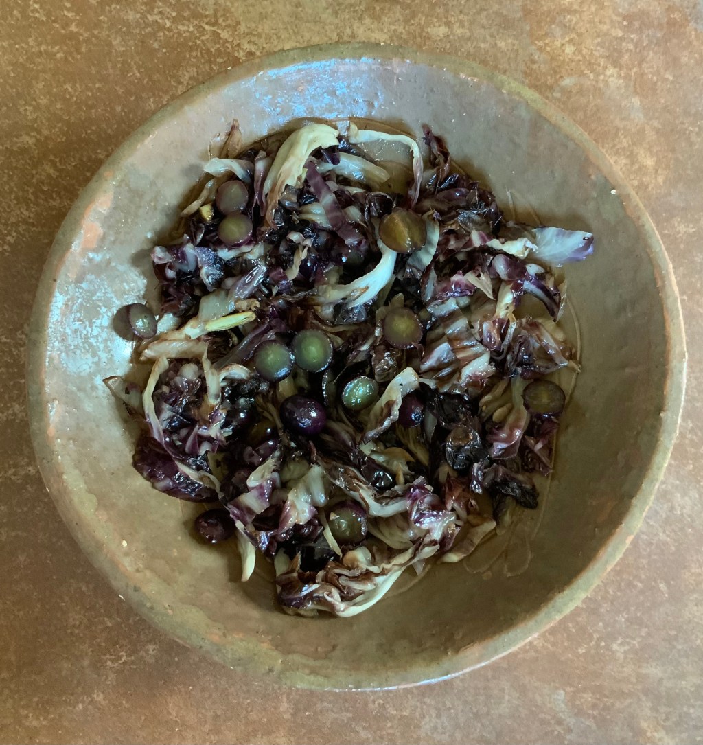 Radicchio and Black&nbsp;Grapes