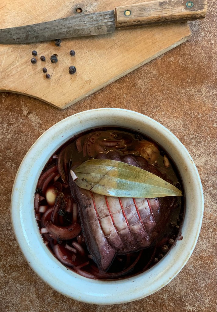 Lamb pfeffer rahm sauce
