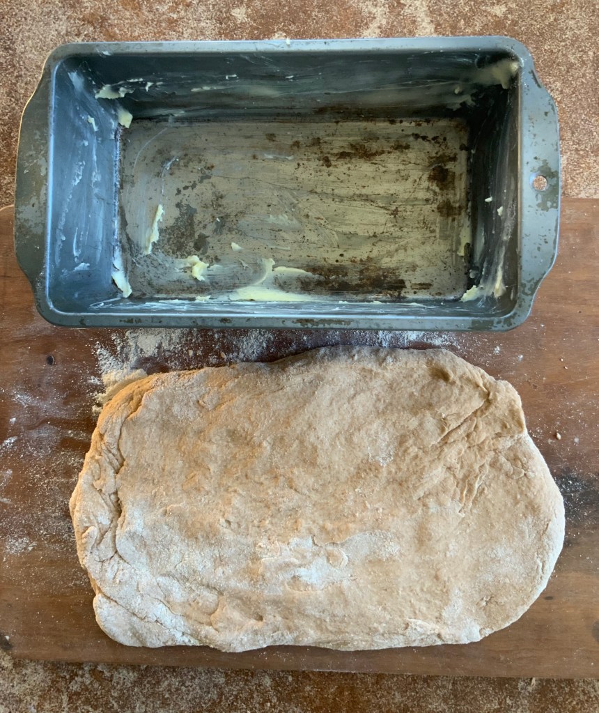 Grant loaf form rectangle roughly pan size