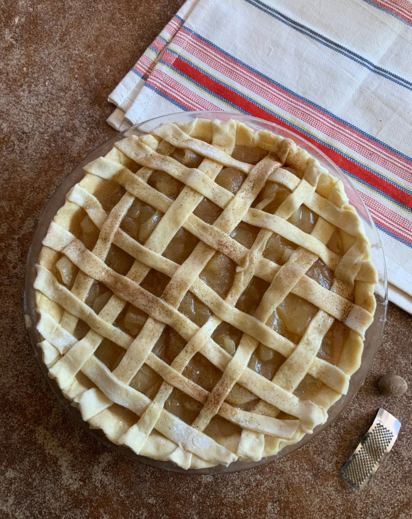 Apple ready for oven