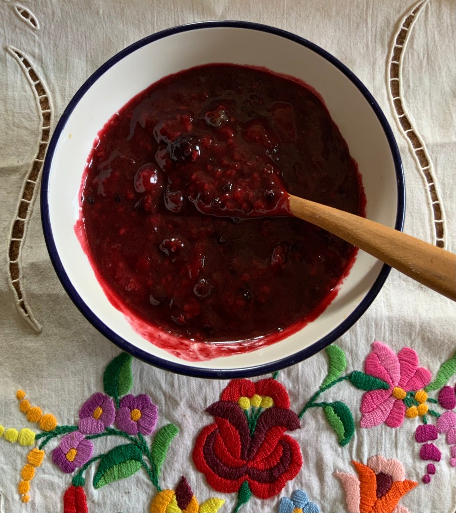 Mixed berry pie filling