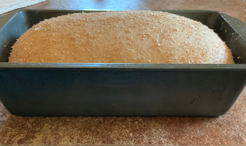 Wholewheat risen above rim