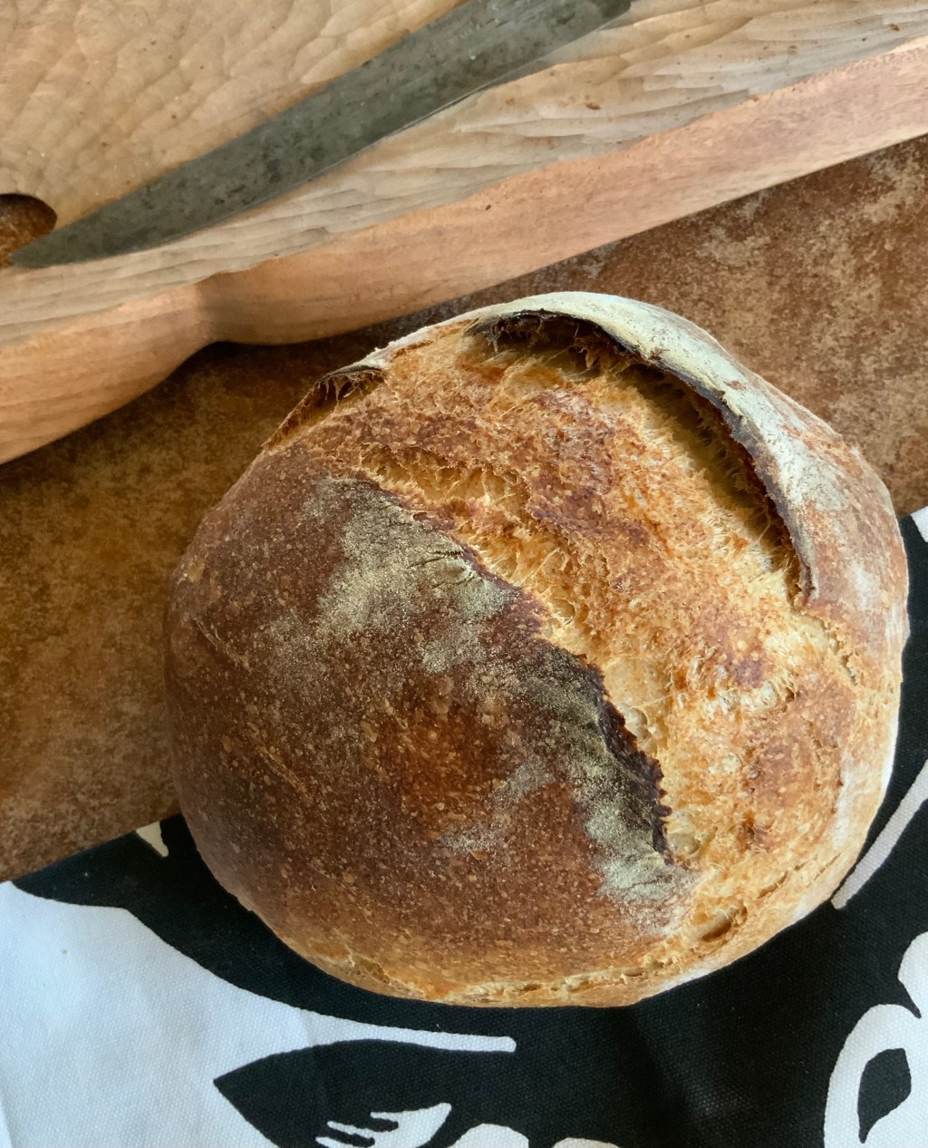 Three-step Sourdough ~ mix/wait/bake