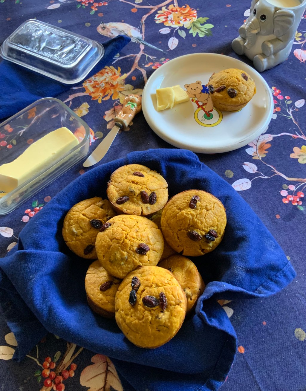 Pumpkin muffins for Mats